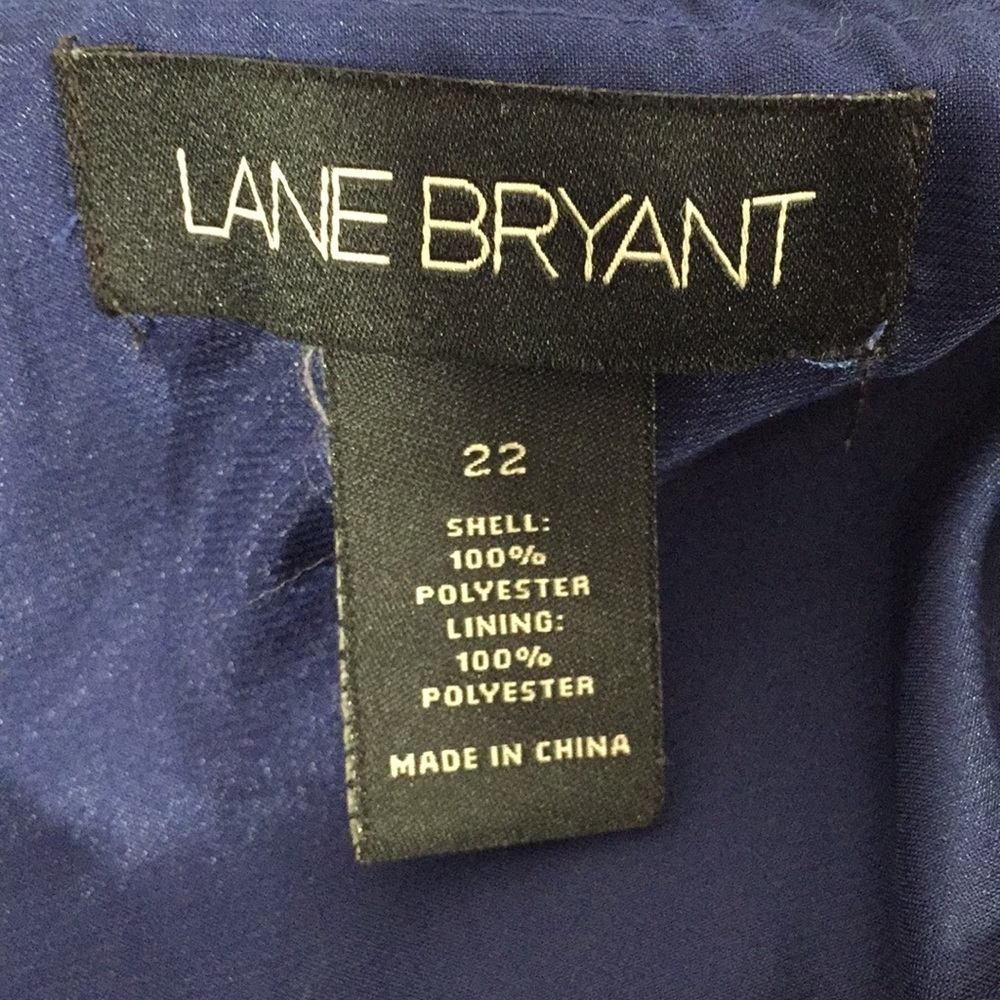 Lane Bryant Scoop Neck Double Layer Sleeveless - Picture 4 of 4